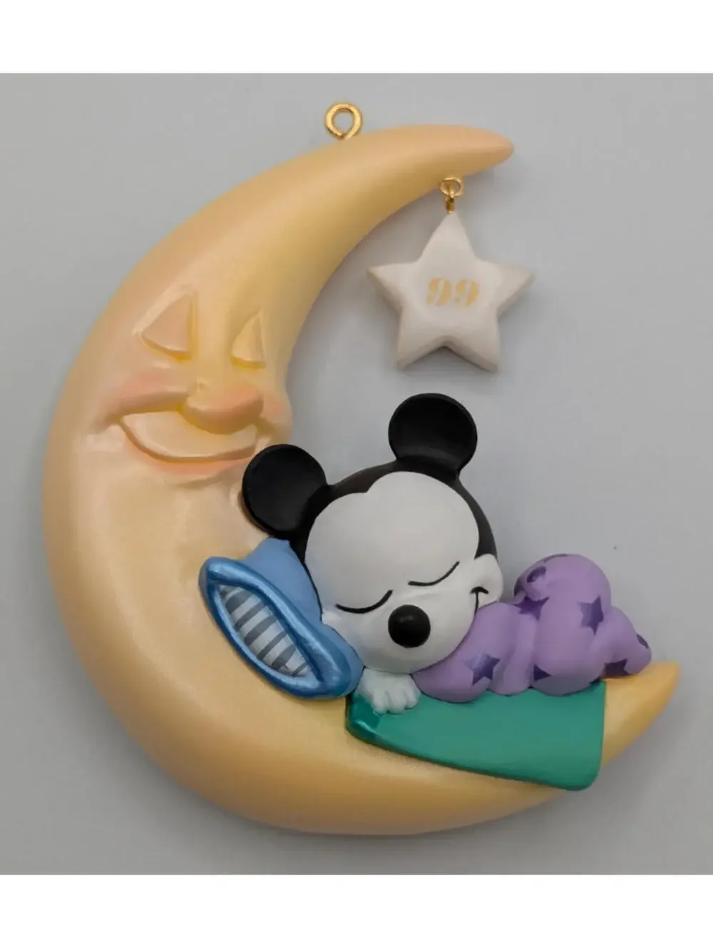 Hallmark Keepsake Baby Mickey's Sweet Dreams 1999, Mickey & Co. Vintage Ornament